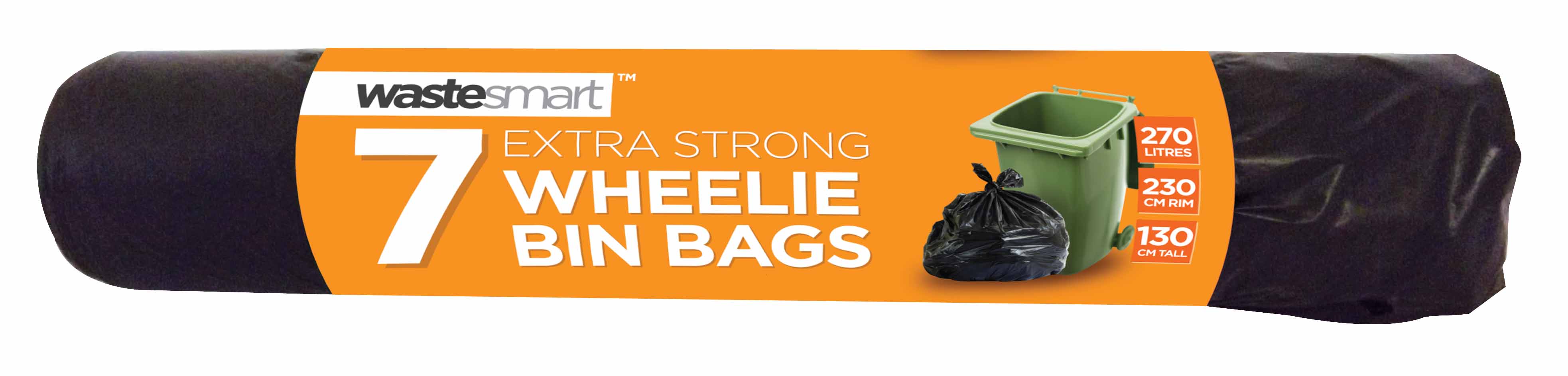 35 x EXTRA STRONG WHEELIE BIN BLACK BIN BAGS LINERS RUBBISH STRONG UK