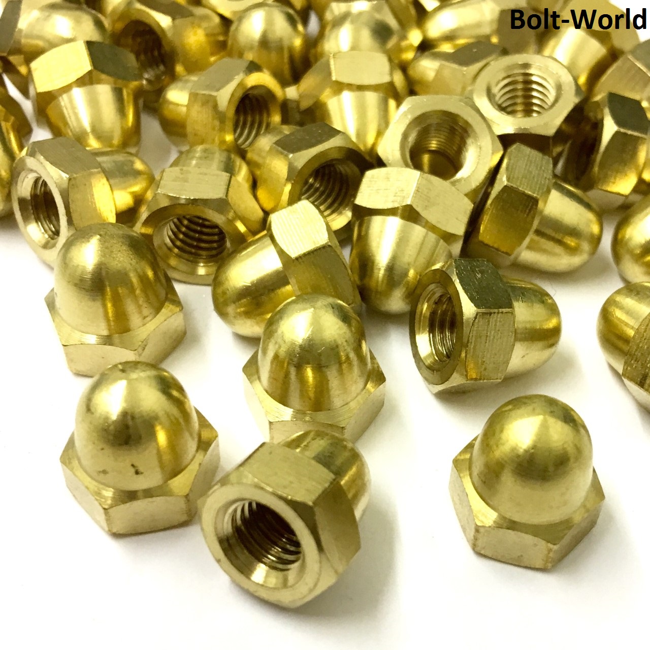 SOLID BRASS HEXAGON DOME NUTS METRIC BOLTS & SCREWS M3 M4 M5 M6 M8 M10 M12 M16 eBay