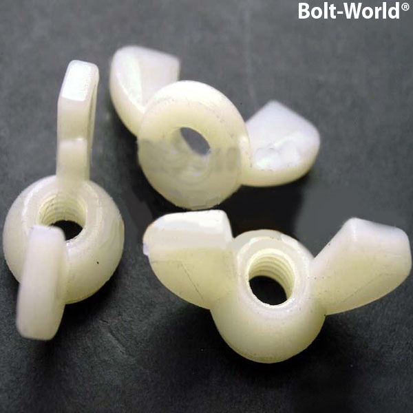 M5 / 5mm METRIC COARSE THREAD NYLON WING NUTS PLASTIC WINGNUT DIN 315