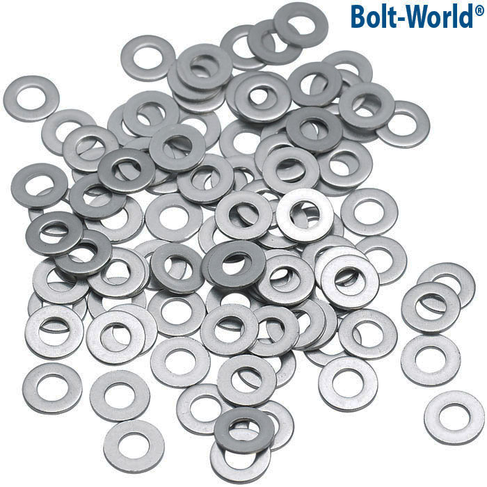 M16 / 16mm FORM B BRIGHT ZINC PLATED FLAT WASHERS BZP BS43200 FOR