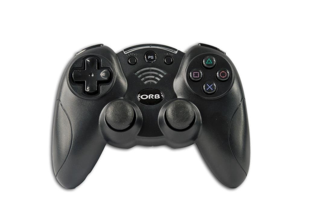 2 x OFFICIAL GENUINE ORB DUAL SHOCK WIRELESS CONTROLLER GAMEPAD FOR