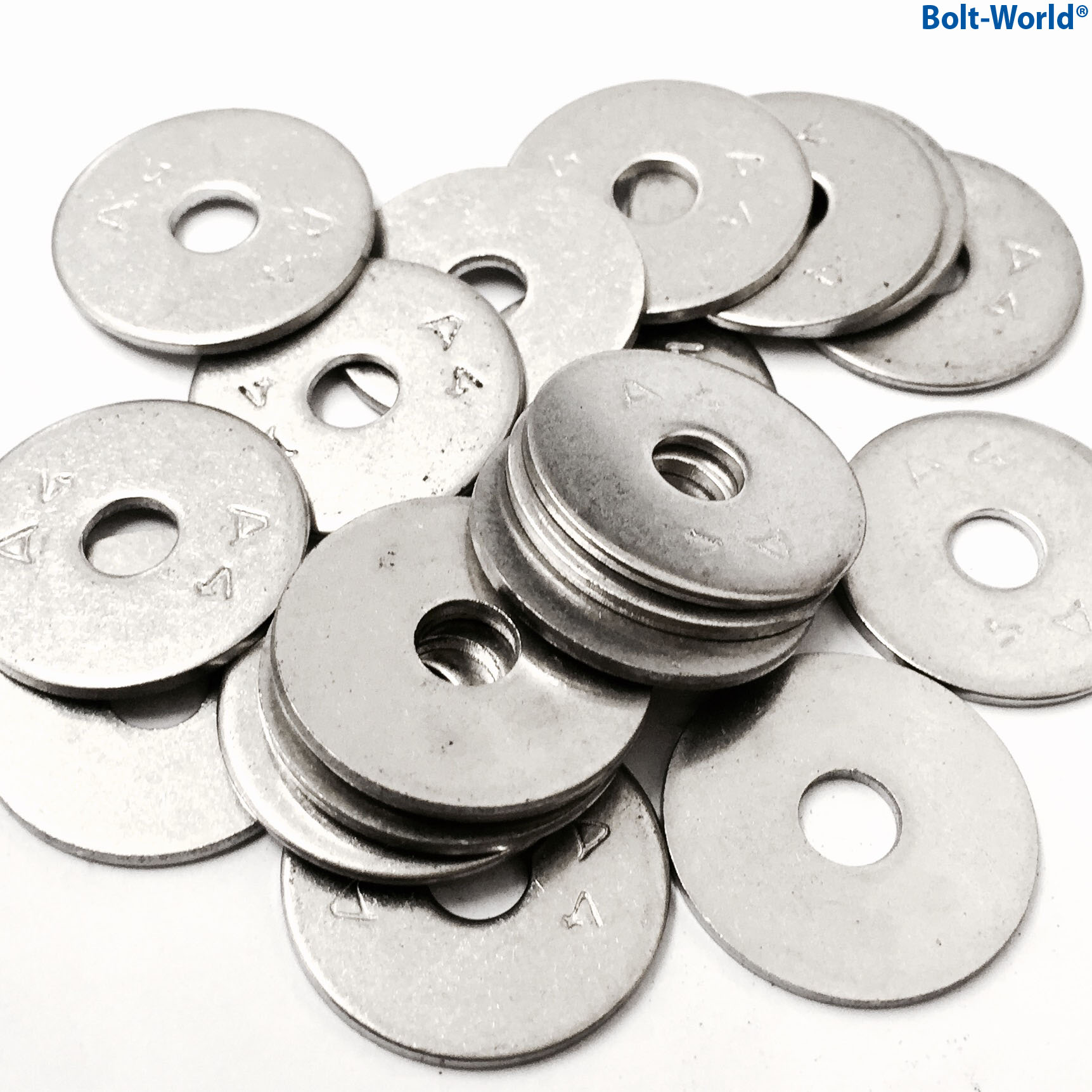 M4 M5 M6 M8 M10 M12 A4 MARINE GRADE STAINLESS STEEL PENNY/REPAIR WASHER