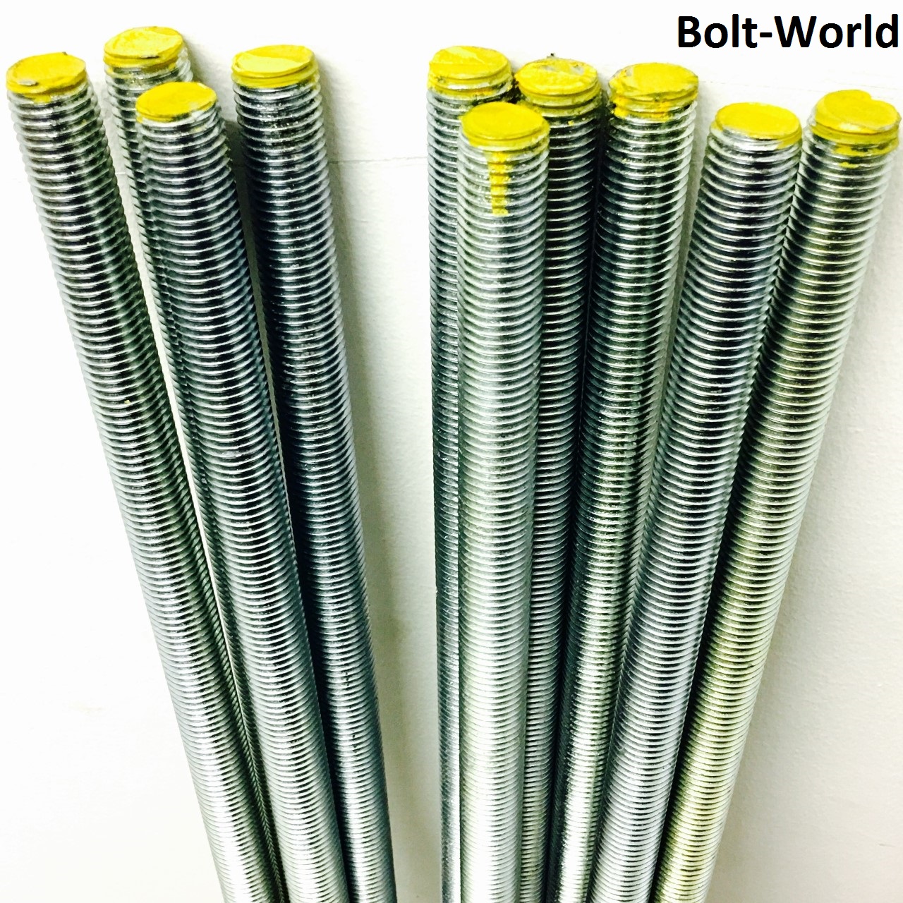 1M HIGH TENSILE FULLY THREADED METRIC BAR STUDDING ROD STUD STEEL ZINC