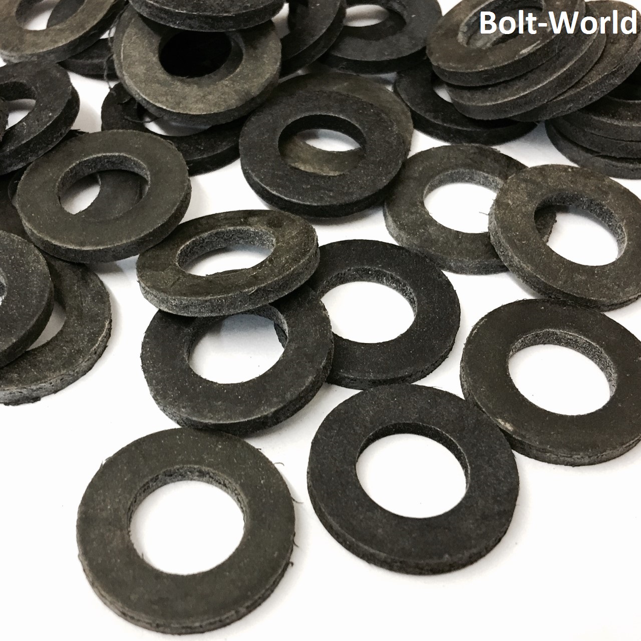 50 x ASSORTED FORM A BLACK NEOPRENE THICK RUBBER WASHERS M3 M4 M5 M6 M8