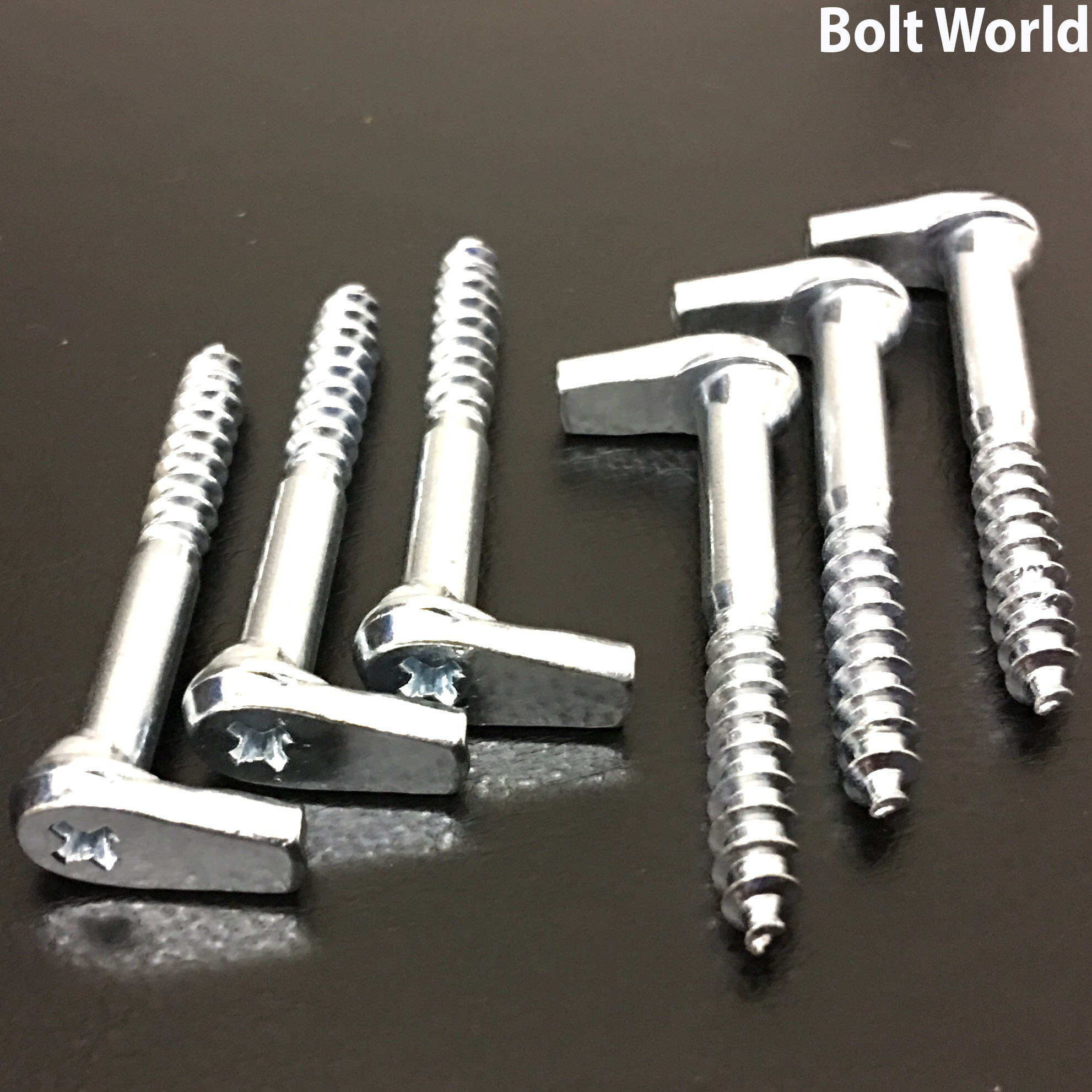 SCREW HOOKS WITH CROSS SLOT GALVANISED STEEL SELF TAPPING WOOD HEAVY