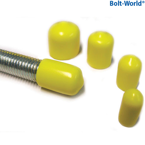 ROD BAR STUDDING STUD SCREWS BOLTS CABLES YELLOW SAFETY VINYL THREAD