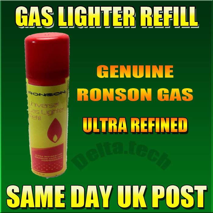 BRAND NEW 90ml RONSON ® UNIVERSAL GAS LIGHTER REFILL ULTRA REFINED eBay